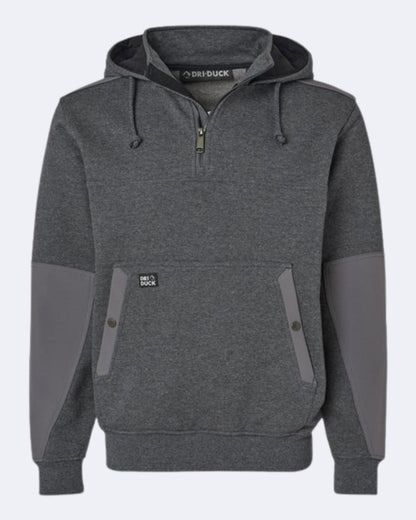 DRI DUCK Mission 1/4 Zip Hooded Pullover