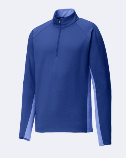 Sport-Wick® Stretch Contrast 1/4-Zip Pullover